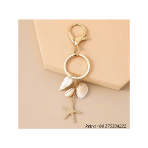 Seashell Keychain Handmade Natural Seashell Cotton String for Handbag Accessory <b>Gift</b> Vietnam - Product Image 5