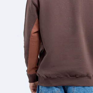 Sudadera con Capucha para Hombre, 100% Algodón, Estilo Holgado con Diseño de Parches en las Mangas, Gruesa para Invierno - Product Image 5