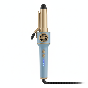 Fer à friser électrique en céramique de qualité professionnelle 25 mm Réglages de chaleur réglables pour une utilisation en salon et à l'hôtel Création de vagues professionnelles - Product Image 2