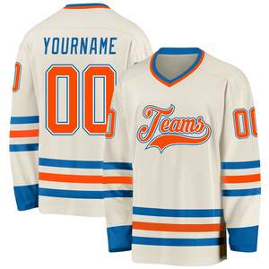 Uniforme de hockey sur glace imprimé léger et respirant 2025 en gros, 100 % polyester, personnalisable, design populaire USA - Product Image 4
