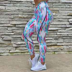Customized Push up <b>Leggings</b> Butt Lifting Yoga Pants Solid Color <b>Gym</b> Fitness Women Yoga High Waist Sports <b>Flared</b> <b>Leggings</b> - Product Image 4