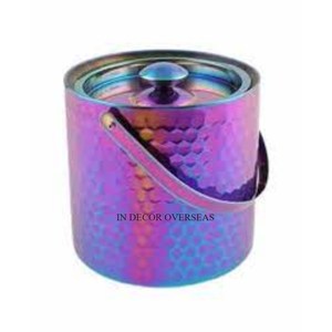 Superior Quality Metal Multicolor Finished Attractive Look Barware Drinkware Ice Bucket Beverage Tubs In Impressive Price - Product Image 3
