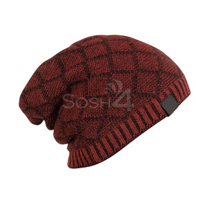 Pakistan Made 100% Wool Jacquard Beanies Hats Custom Logo Design Unisex Adult Casual Hats in Cheap Price - Product Image 6