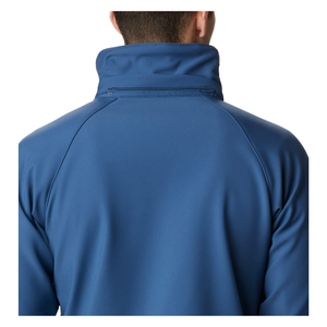 Veste d'hiver en softshell personnalisée avec logo imprimé, couleur unie, imperméable, à capuche, coupe-vent pour sports de plein air en tissu toile - Product Image 5
