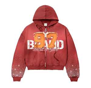 เสื้อฮู้ดและกางเกงวอร์มแนวสตรีท | ชุดวอร์มซักด้วยกรดสำหรับผู้ชายชุดวิ่งแบบมีฮู้ดสำหรับผู้ชาย | โรงงานผู้ผลิต - Product Image 2