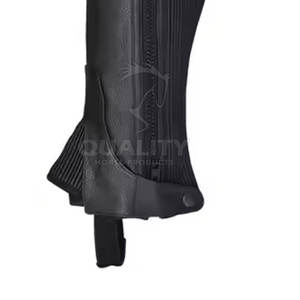 Chaps d'équitation en cuir durable pour hommes et femmes Chaps d'équitation confortables et élégants - Product Image 4