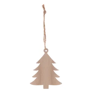 Boule de Noël en bois personnalisée Rosvik en forme d'étoile et décorations d'arbre, gadgets personnalisables - Product Image 2