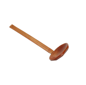 Style Cuillères en bois Soupe de nouilles utiliser Logo Cuillère à soupe en bois courbé Ensemble de louches en bois pour au meilleur prix - Product Image 2