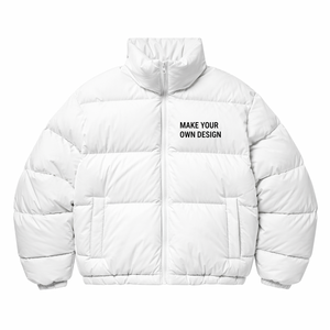 CUSTOM PUFFER <b>JACKET</b> WINTER <b>WARM</b> PADDED COAT WITH OEM LOGO FOR <b>MEN</b> WOMEN BULK WHOLESALE MANUFACTURER - Product Image 1