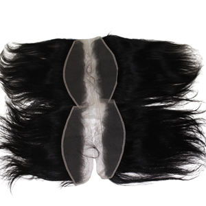 High Quality 100% Virgin Hand-Tied Frontal Wig Long Straight Style 100% Virgin Raw Human Hair From Vietnam - Product Image 1