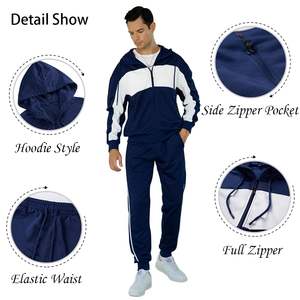 Fabricant personnalisé de haute qualité chenille brodée sweat à capuche lourd et jogger ensemble de survêtements de créateur imprimés sur toute la surface pour hommes - Product Image 5