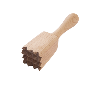 Écraseur de cuisine en bois de hêtre massif naturel - Broyeur et pilon à aliments en bois dur durable - Collection Rosewood - Product Image 1
