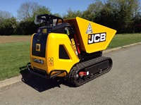 Dumper sur chenilles JCB 6 tonnes 4x4 diesel pour le transport de matériaux de construction urbaine