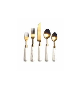 Hotel Restaurant Brass Flatware <b>Cutlery</b> <b>Set</b> <b>Vintage</b> Design High Standard Quality Brass Flatware <b>Cutlery</b> <b>Set</b> for Dinner Ware Use - Product Image 3