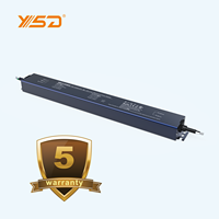 Alimentation LED étanche YSD IP67 110V/220V AC/DC 250W, Driver LED 12V 24V Mince et Ultra-Fin pour Éclairage LED
