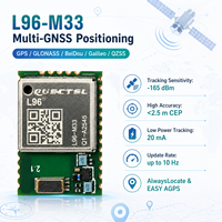 Módulo Multi-GNSS GPS GLONASS BeiDou Galileo QZSS L96 L96-M33 con Antena Integrada para Rastreo de Vehículos y Activos, UART I2C