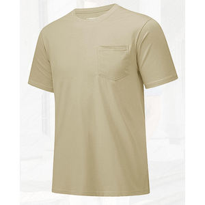 เสื้อยืดผ้าฝ้าย100% สำหรับผู้ชายเสื้อยืดโลโก้ตามสั่งผ้าฝ้ายเปล่า - Product Image 1