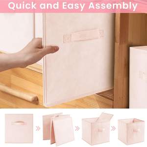 Cajas de almacenamiento de tela únicas hechas en Vietnam para suministros de pasatiempo Solución de almacenamiento de ropa elegante - Product Image 1