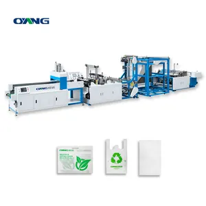 China Manufacturer Full Automatic non woven d cut bag making machine