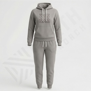 Custom Logo Wholesale Comfy Women Tracksuit With Long Sleeve Pullover Top And Joggers <b>Two</b> <b>Piece</b> <b>Set</b> For Workout Or <b>Lounging</b> - Product Image 1