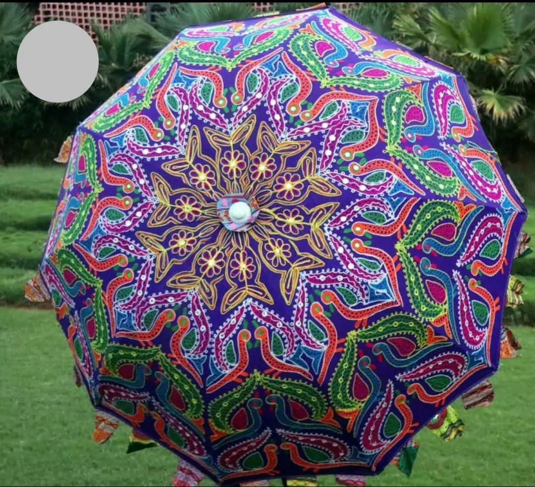 10 Pcs Mix Lot Indian Wedding Umbrella Handmade Umbrella for Summer Gift