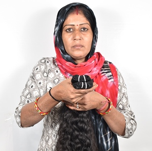 Vente en gros de paquets de cheveux indiens naturels bouclés non traités 40 "jusqu'à 100% Extensions de cheveux humains à cuticule alignée Remy - Product Image 3