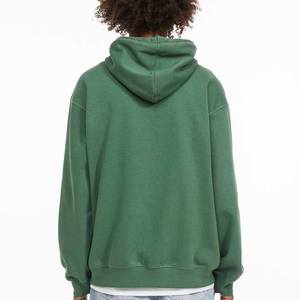 Pull à capuche kangourou blanc sans ficelle surdimensionné épais à capuche conception personnalisée marque coton rue hommes sweats à capuche - Product Image 3