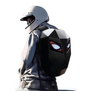Large LED Eye Backpack for <b>Motorcycles</b> Phone <b>Controlled</b> Helmet Carrier Accessories - Product Image 2