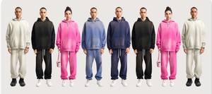 Sweat à capuche unisexe personnalisé délavé de haute qualité 380 grammes sweats à capuche à épaules tombantes avec broderie impression sweats à capuche surdimensionnés livraison DDP - Product Image 3