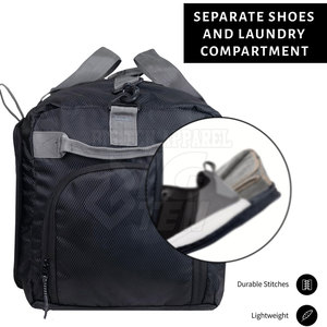 Sac de voyage durable conçu pour les voyages, la salle de sport, l'entraînement sportif et le transport quotidien, offrant un rangement et une manipulation confortables - Product Image 2