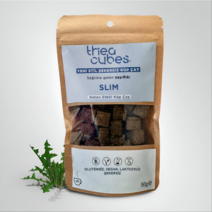 Vegan Sugar-Free Gluten-Free 50gr Slimming Organic Herbal <b>Tea</b> Cubes Health Blend Dandelion Cherry Stem Psyllium <b>White</b> <b>Tea</b> Box - Product Image 1