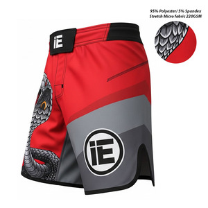 กางเกง MMA ผู้ชายสั่งทำขายส่ง พิมพ์ลายแบบซับลิเมชั่น โลโก้สั่งทำ ระบายอากาศ แห้งเร็ว คุณภาพสูง สำหรับศิลปะการต่อสู้ - Product Image 2