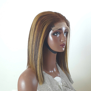 วิกผมสองสีแบบ13X4 4X4ตรงรากสีน้ำตาลสำหรับผู้หญิงผิวดำวิกผมแท้สี T4/27 - Product Image 2