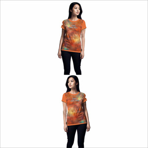 Nuevo diseño de manga corta para mujer, camisetas de algodón hechas a granel para mujer, camisetas en stock para mujer - Product Image 4