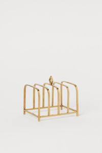 Support à pain moderne en acier inoxydable plaqué argent, 5 niveaux, multifonctionnel, pour ustensiles de cuisine - Product Image 4