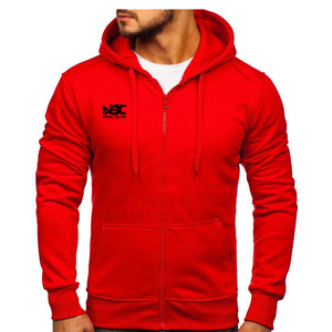 ซิปมีฮู้ดสำหรับผู้ชาย COLOUR Claret hoodies กำหนดราคาดีที่สุดกลางแจ้งลำลองแบบรูดซิปขึ้นมีฮู้ดผลิตในปากีสถาน - Product Image 3