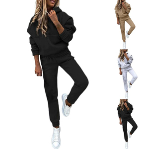 OEM Customized Logo <b>Ladies</b> Casual Tracksuit New Hot Sale Winter Sweat <b>Suits</b> <b>Jogging</b> <b>Suit</b> for Women Sweatsuits - Product Image 2
