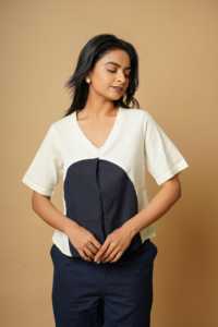 Hot Selling Antique Solid Printing Pattern Women Summer and Spring Wearing Casual Party <b>Tops</b> and Shirt for Festival <b>Birthday</b> set - Product Image 4