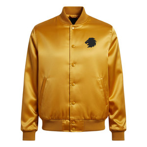 Lightweight Fashion Wear Satin Varsity Jacket Winter Jacket Stylish Streetwear Outerwear Satin Varsity Jacket - Product Image 1