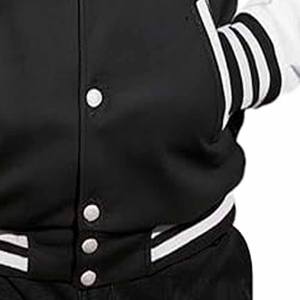 Chaqueta Universitaria de Satén 100% Poliéster, Chaquetas Universitarias Personalizadas, Chaqueta de Béisbol Universitaria para Hombre - Product Image 3