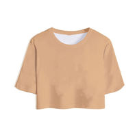 Kivotech – Nouveaux T-shirts courts respirants personnalisés pour femmes, vente en gros, idéal pour l'été, pour jeunes filles