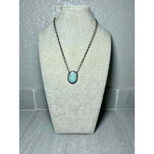Hecho a Mano por los Navajo # Collar de 8 Turquesas y Plata de Ley, Joyería Cultural Coleccionable - Product Image 3