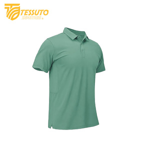 Camiseta de Polo para hombre Logotipo personalizado 100% Algodón Sublimación Impreso Camisas de punto al por mayor - Product Image 3