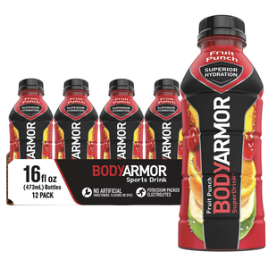 เครื่องดื่มพันช์ผลไม้ bodyarmor สำหรับเล่นกีฬา16 floz 12แพ็ค - Product Image 6