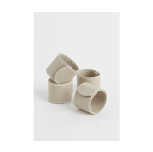 Handmade Dark white Leather Napkin Ring Fancy Style <b>Table</b> Ware Item <b>for</b> <b>Sale</b> at best price - Product Image 1