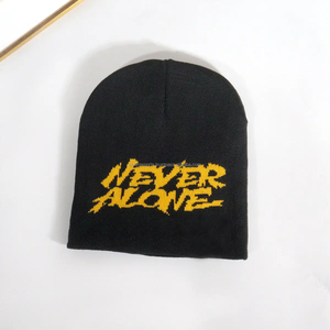 Chapeaux d'hiver de haute qualité Bonnets en tricot avec logo personnalisé et broderie 3D Bonnet en acrylique Jacquard Mohair pour les voyages d'affaires - Product Image 6