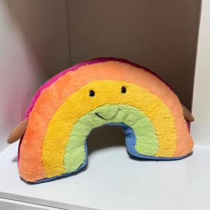 Poupée en peluche arc-en-ciel britannique Jc, jouet de confort pour anniversaires, cadeau mignon pour amis - Product Image 2
