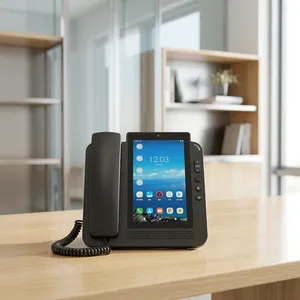 7 Inch Touch Screen Android 4G Fixed Wireless <strong>Phone</strong>, Dual SIM GSM Desktop Business Telephone for Office &amp; <strong>Home</strong> - Product Image 3