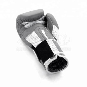 Gants de boxe en cuir imperméables de haute qualité 2025, design professionnel personnalisé, fermeture auto-agrippante, unisexe - Product Image 3