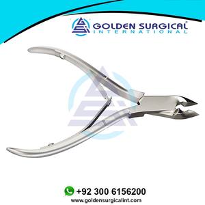 Recortador de cutículas profesional personalizado pinzas para cutículas herramientas de uñas de acero inoxidable cuchillas afiladas cortador de cutículas doble resorte - Product Image 5